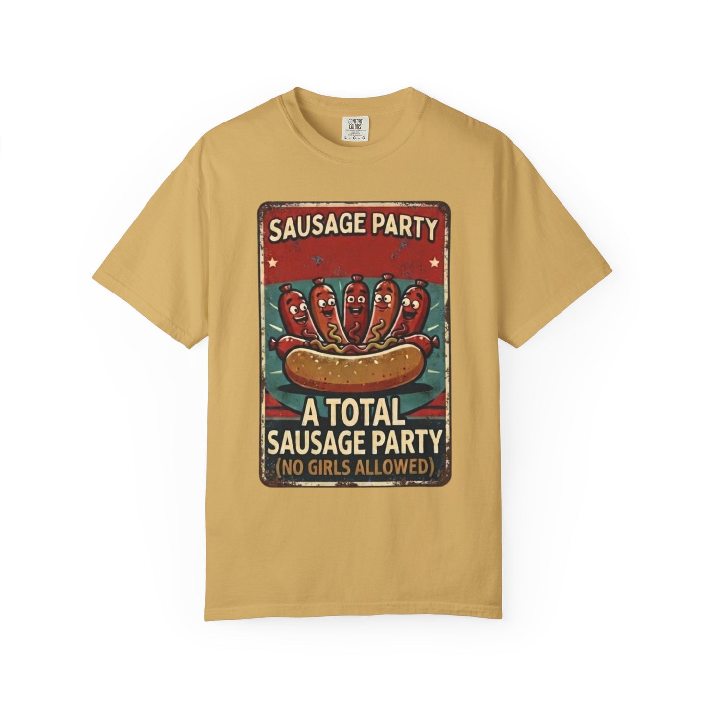 "Sausage Party" Unisex Garment-Dyed Tee