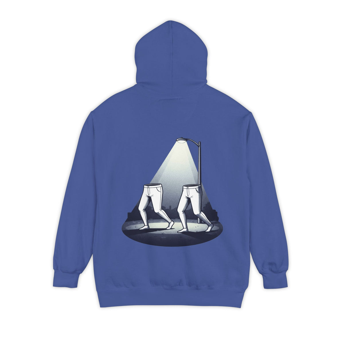 Color: Flo Blue | The Fresno Nightcrawlers (California, USA) Garment-Dyed Hoodie