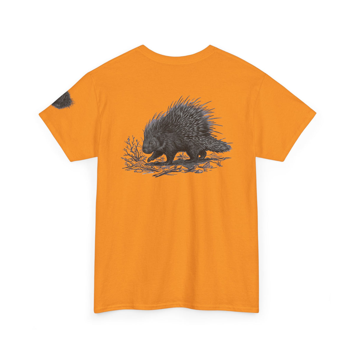 "Pencil Sketch Art Porcupine" Premium Graphic Tee