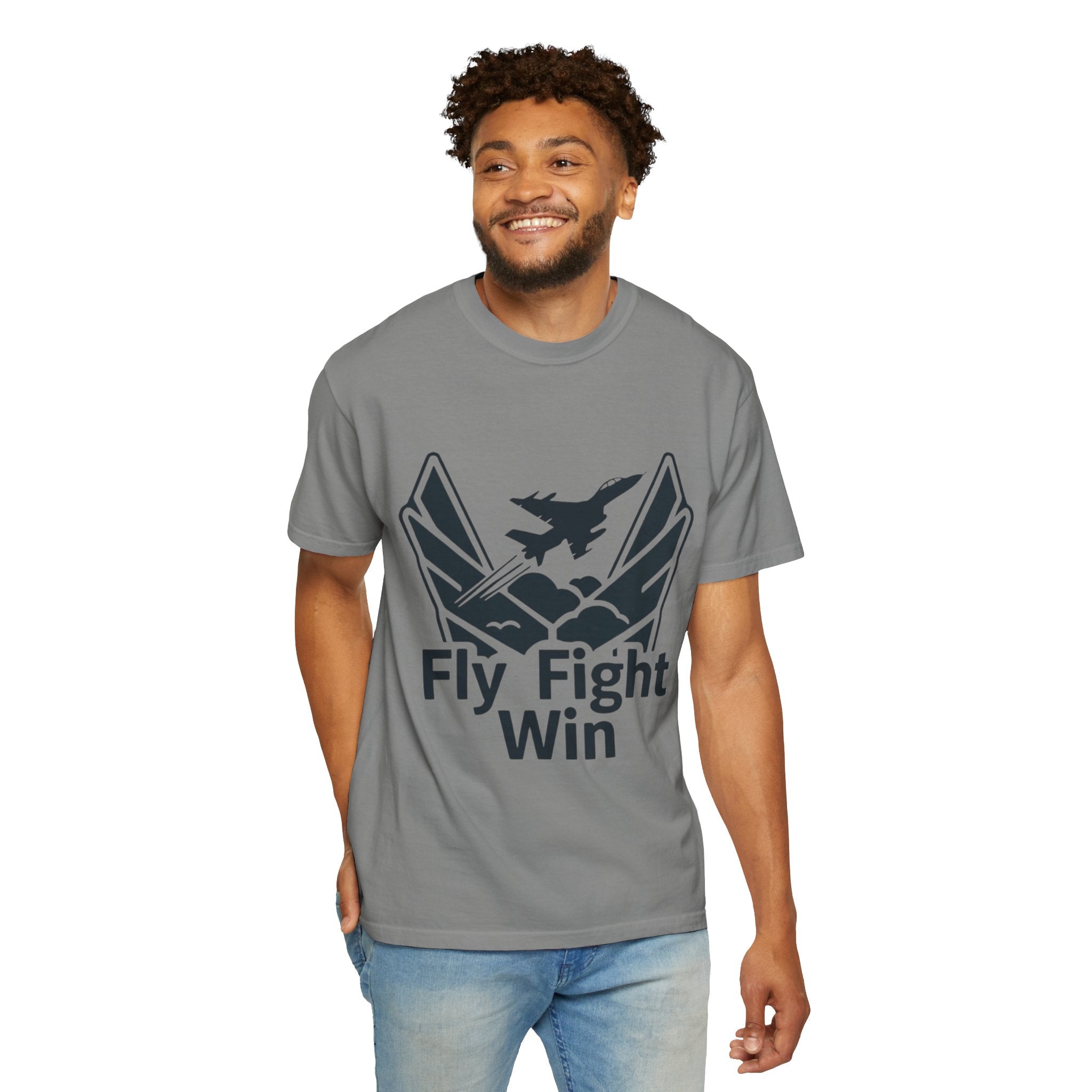 "Fly Fight Win-2" Unisex Garment-Dyed T-shirt