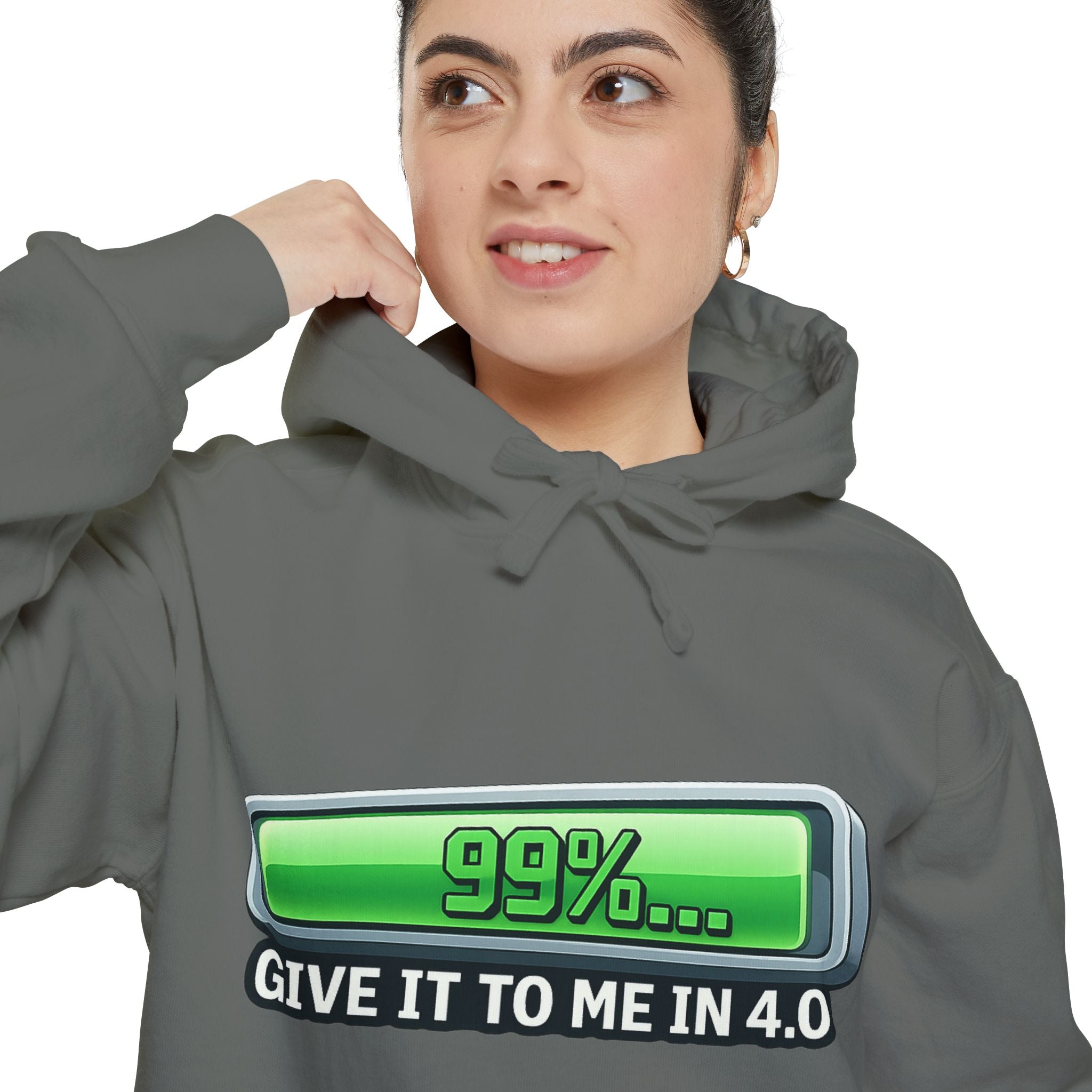 99% Done Waiting | Garment-Dyed Hoodie — AttitudeShirts