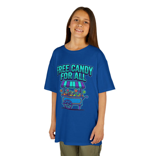 Color: Royal | Free Candy For All Kids Tee