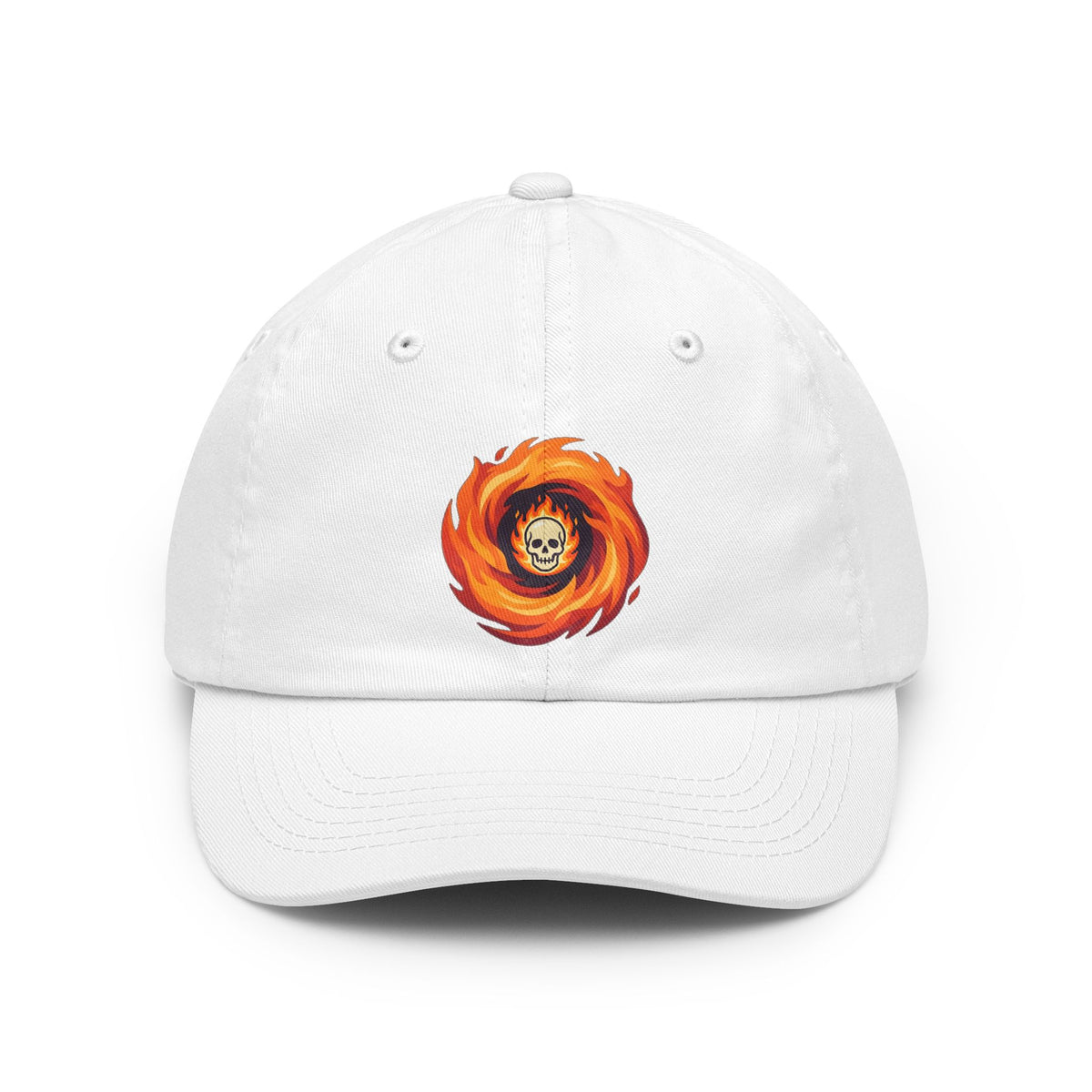 Color: White | Hellfire Dad Hat