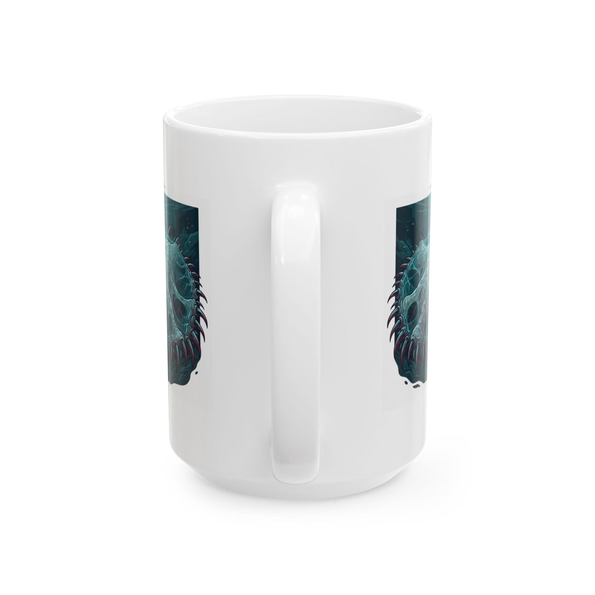"El Cuero-The Hide (South American Folklore)" White Ceramic Mug