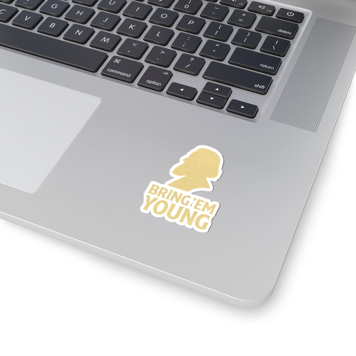 "Bring Em Young" Sticker — Main