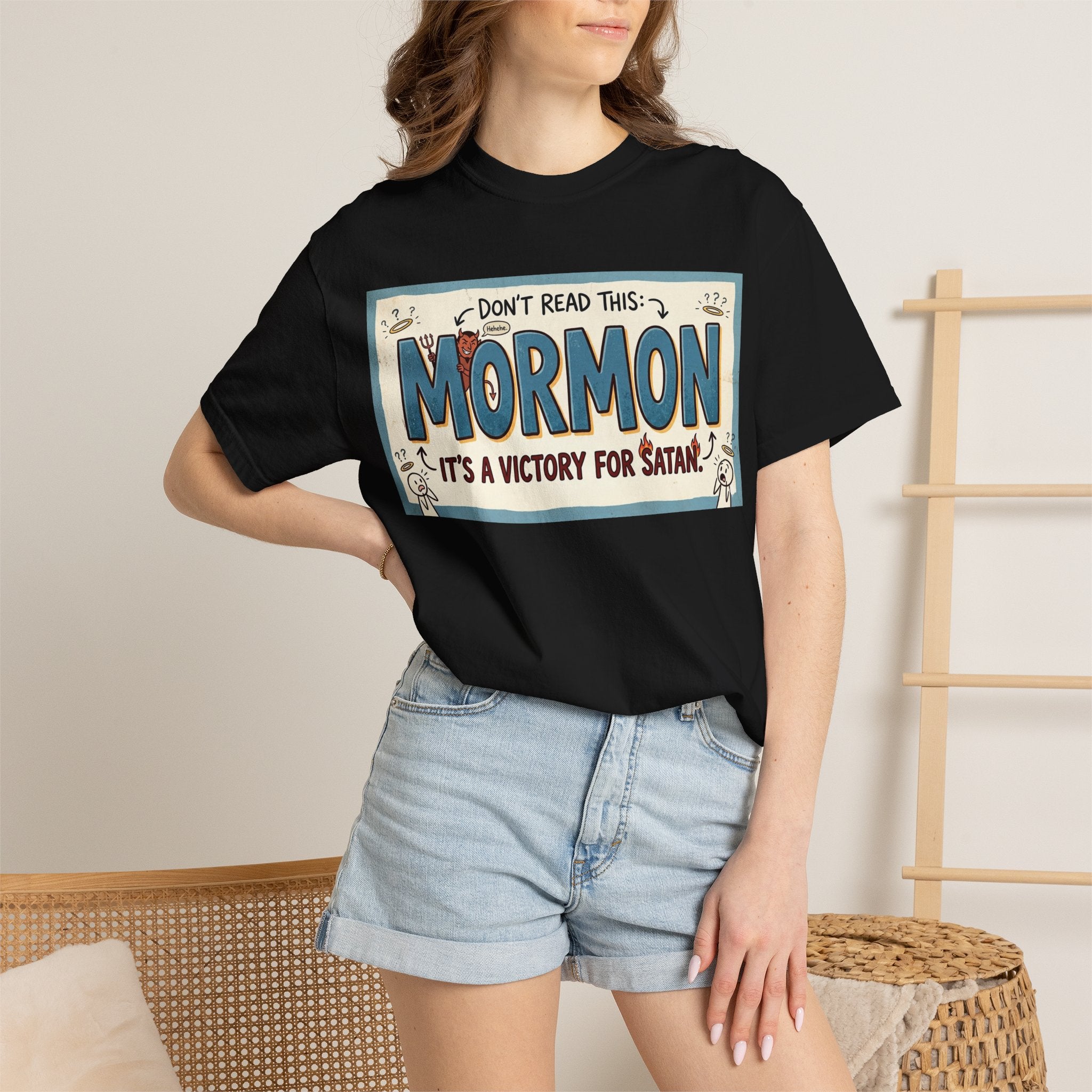 "Victory for Satan T-Shirt" Unisex Garment-Dyed T-shirt