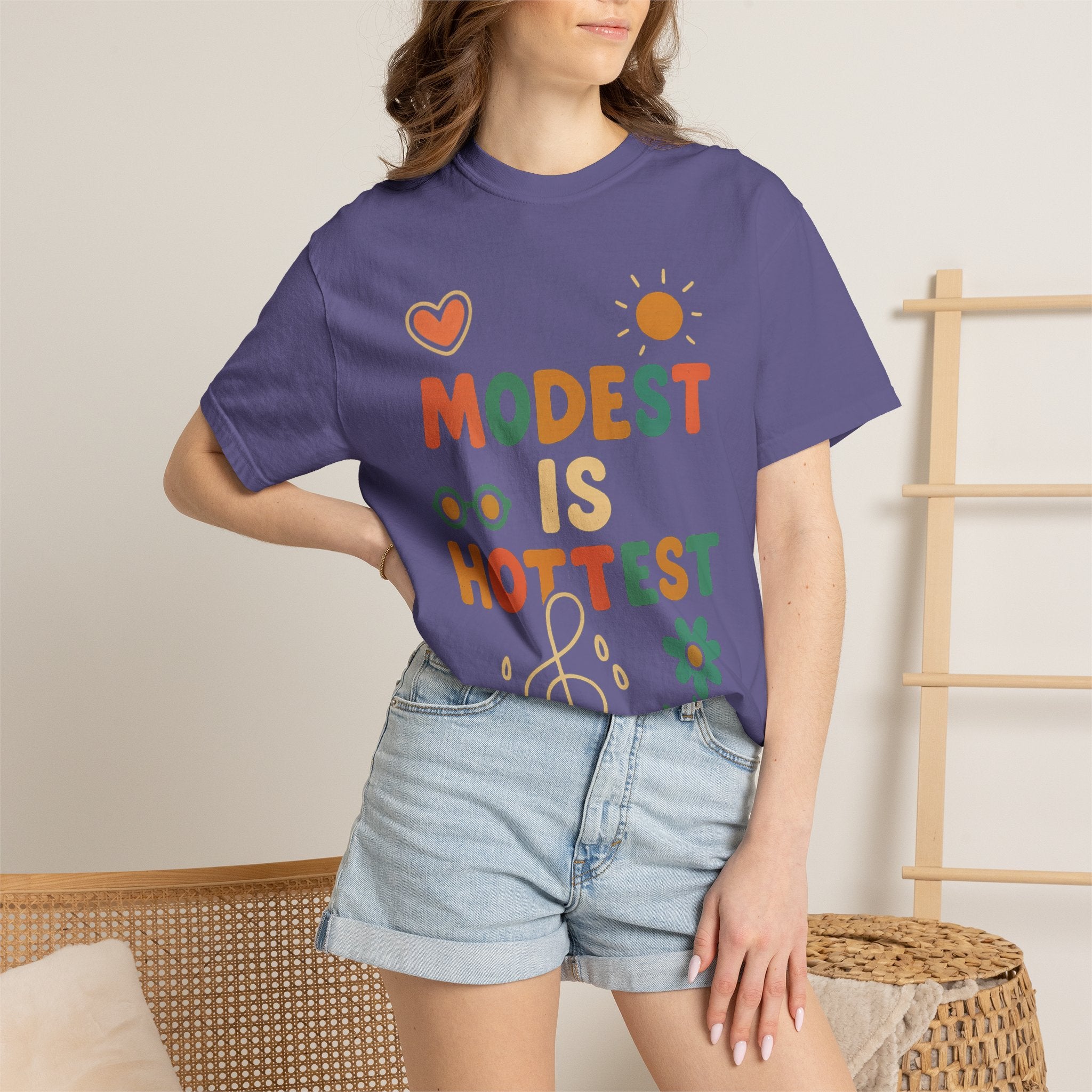 "Modest is Hottest" Unisex Garment-Dyed T-shirt