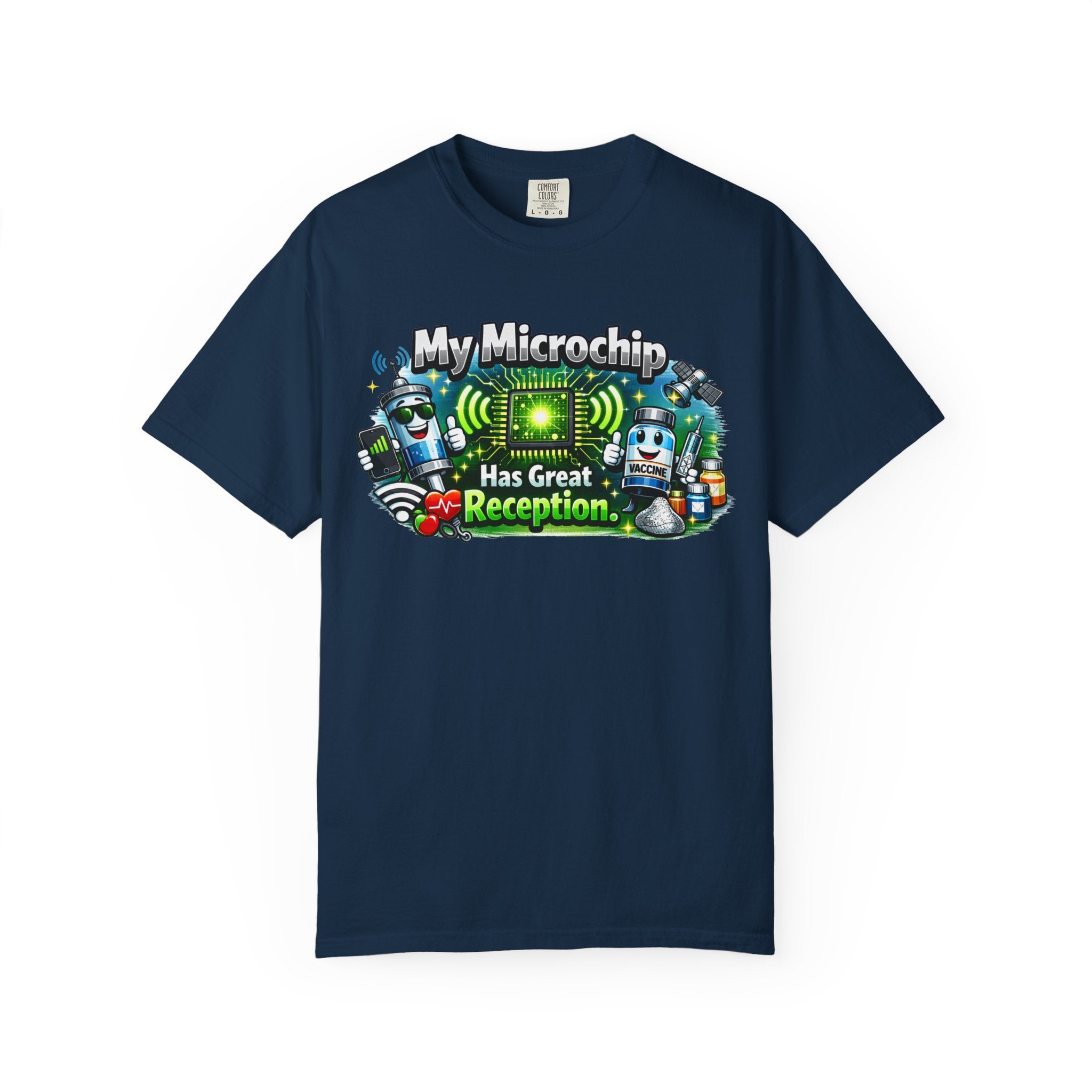 Great Reception Microchip | Garment-Dyed Tee — AttitudeShirts