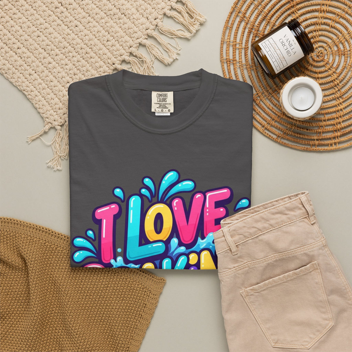 I Love Soaking Unisex Garment-Dyed Tee