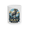 "May Legend" White Ceramic Mug