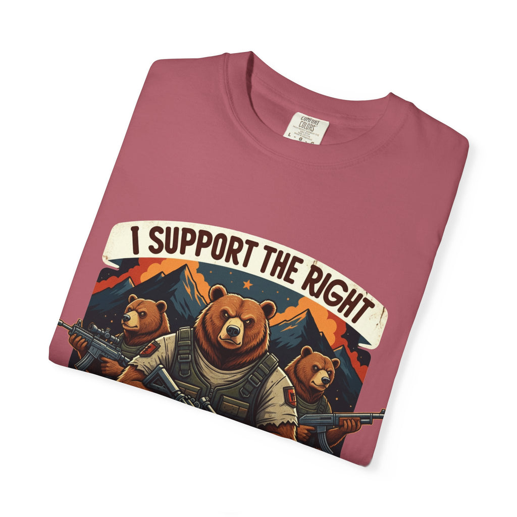 "The Right to Arm Bears (Mountain Division)" Unisex Garment-Dyed T-shirt