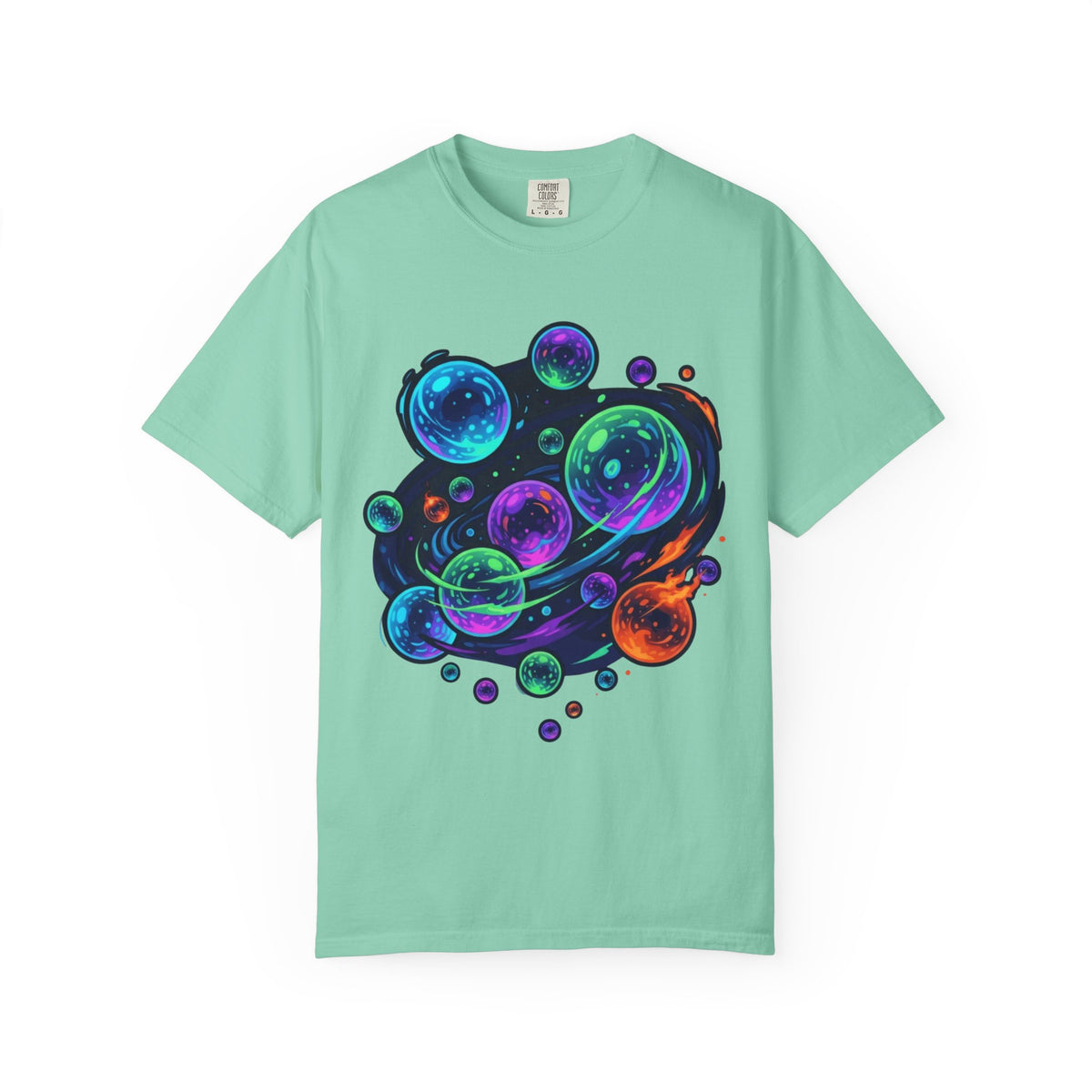 Color: Island Reef | MinMin Lights (Australian Folklore) Unisex Garment-Dyed Tee