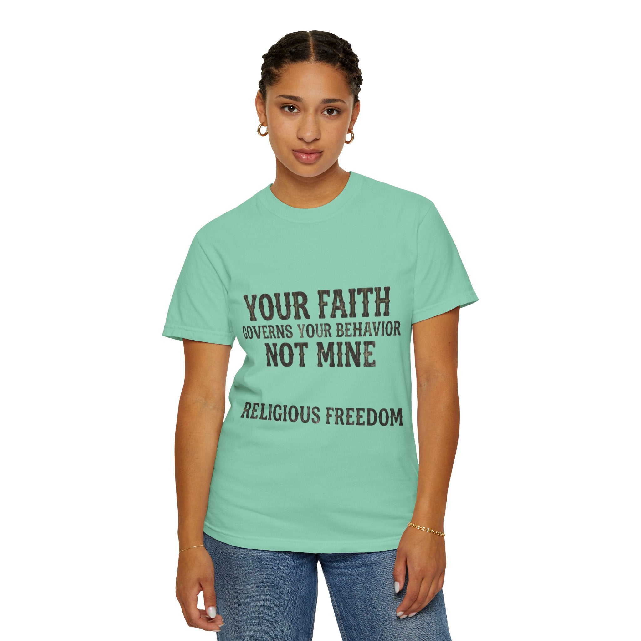 "Religious Freedom" Unisex Garment-Dyed Tee