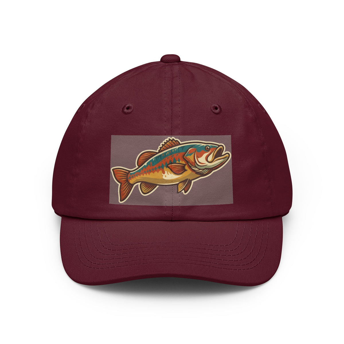 Color: Maroon | I'm A Catch Dad Hat
