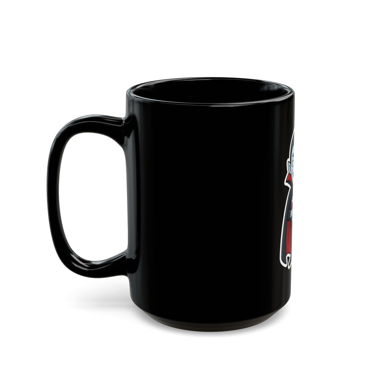 "Dracula" Black Ceramic Mug