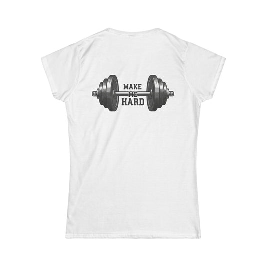 Color: White | Make Me Hard Women's Tee
