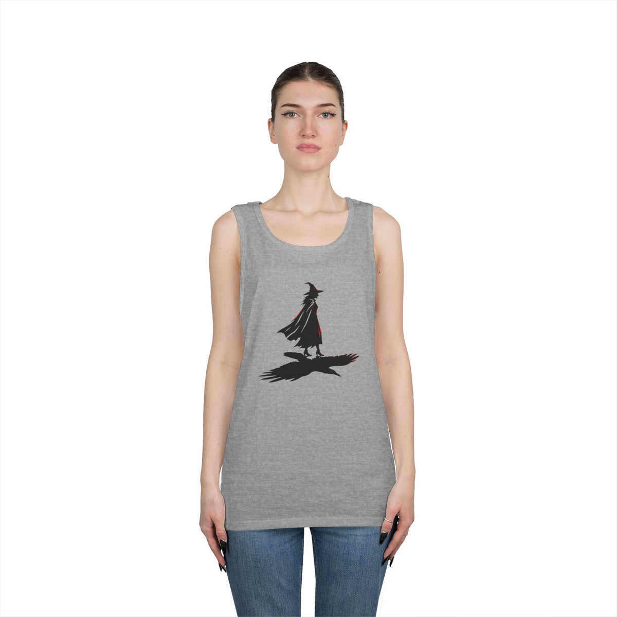 Color: Sport Grey | Witch With Raven Shadow Tank Top