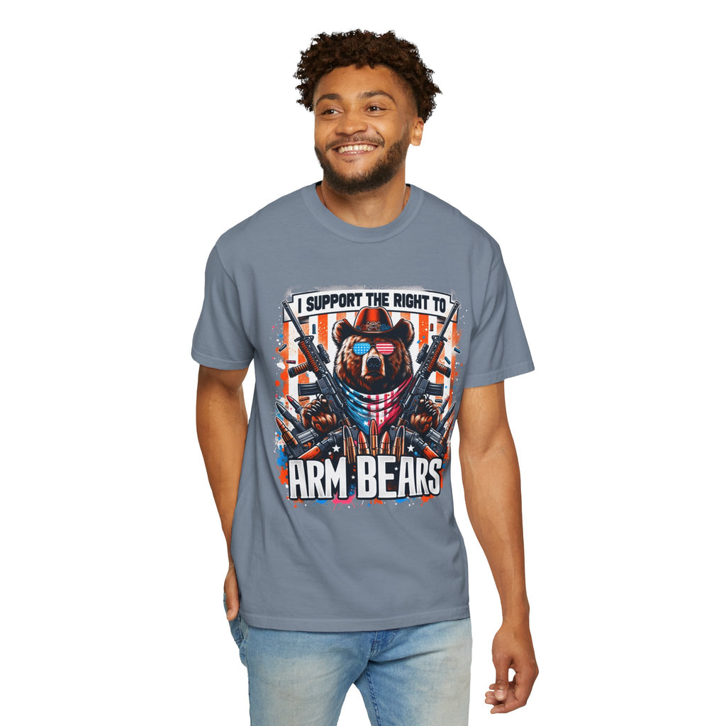 "Right to Arm Bears" Unisex Garment-Dyed T-shirt