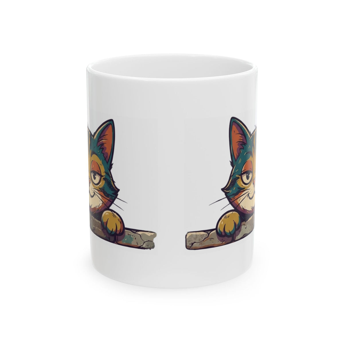 "I Didn't Do It" White Ceramic Mug — Graphic
