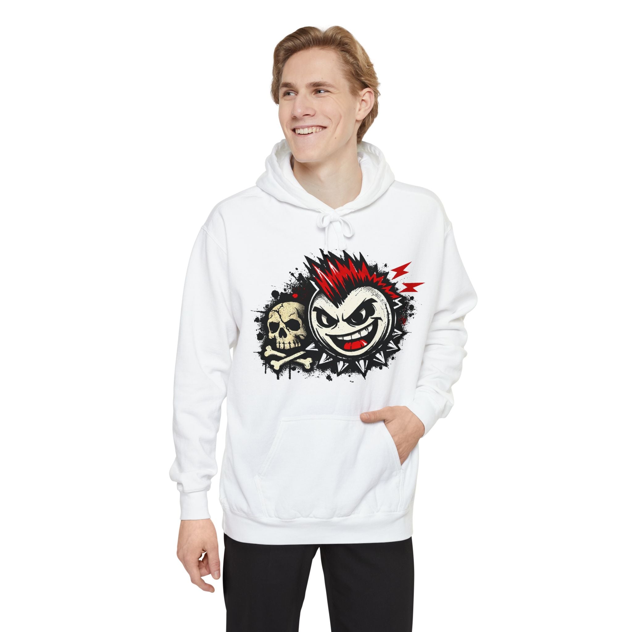 Pure Uncut Attitude | Garment-Dyed Hoodie — AttitudeShirts