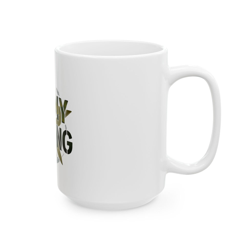 "Army Strong-2" White Ceramic Mug