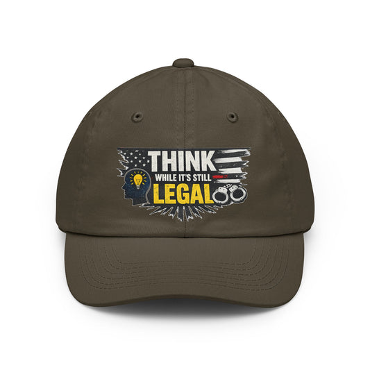 Color: Olive | Think (Apparently It's Revolutionary) | Dad Hat — AttitudeShirts