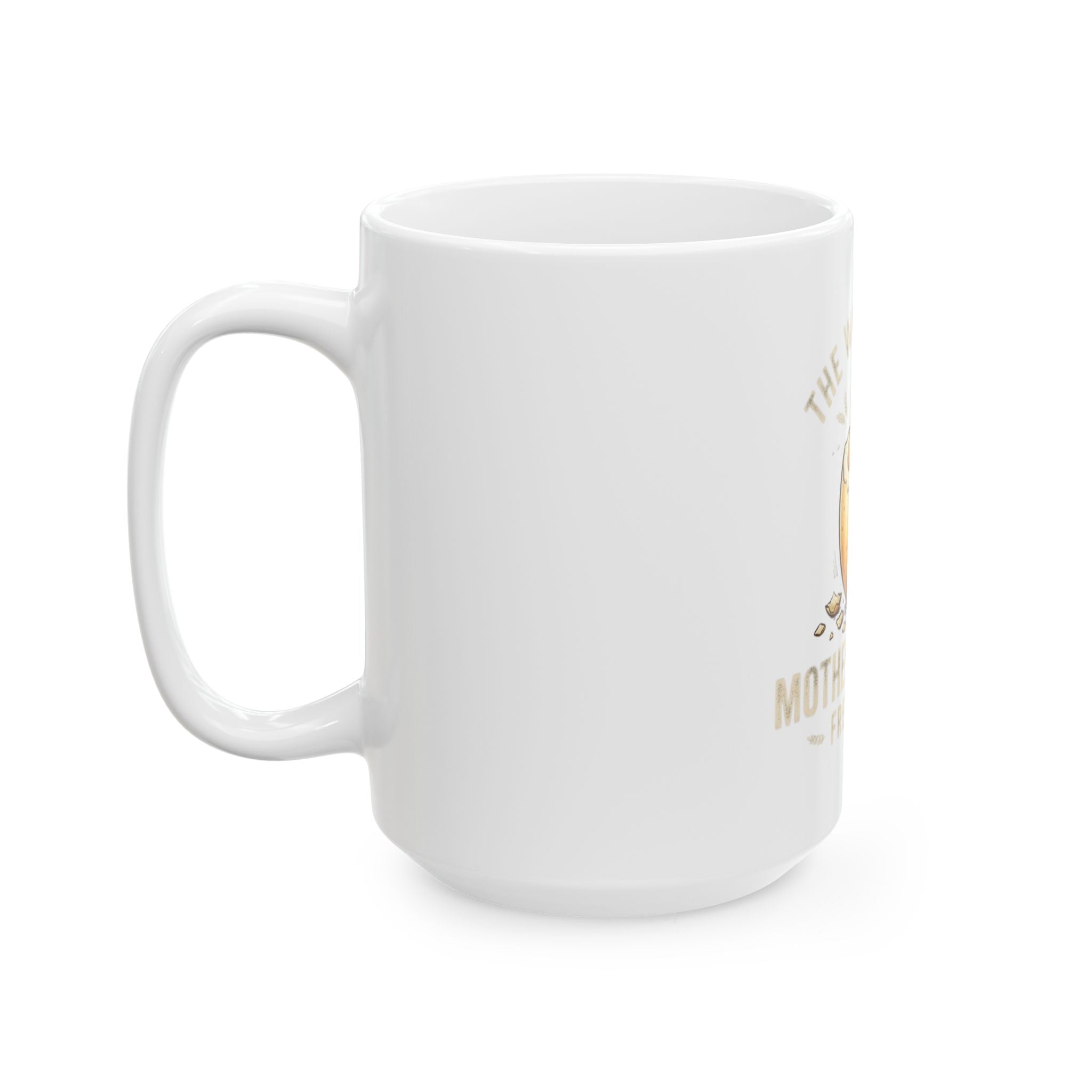 "The Wait is Over" White Ceramic Mug