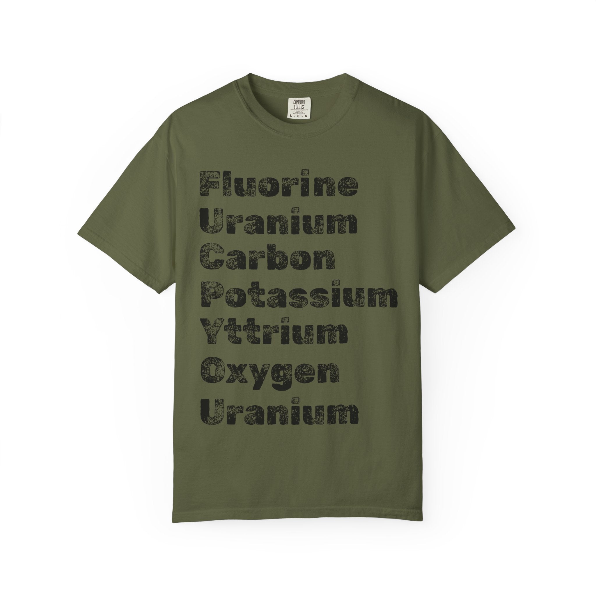 "Periodic Salt" Unisex Garment-Dyed T-shirt