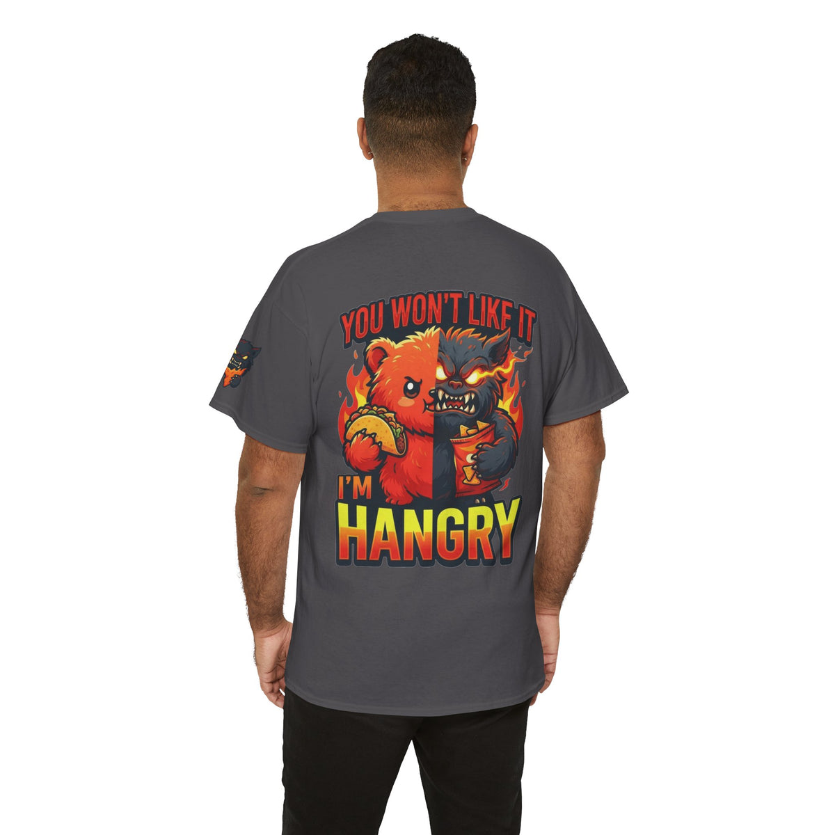 Color: Charcoal | You Won't Like It I'm Hangry Premium Graphic Tee