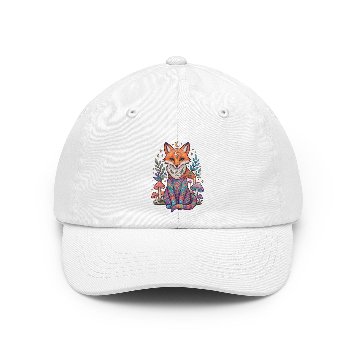 Color: White | Hippy Fox Dad Hat