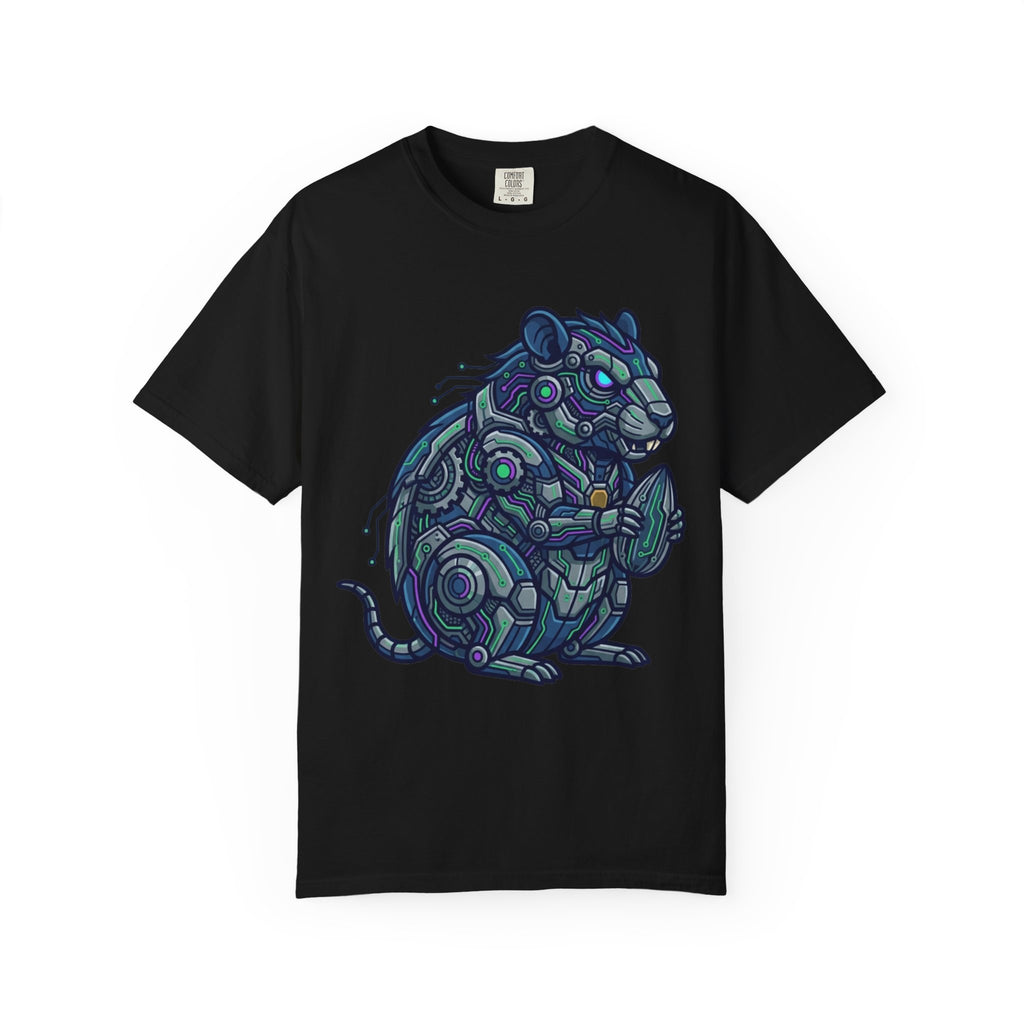 "Cyber Hamster" Unisex Garment-Dyed Tee