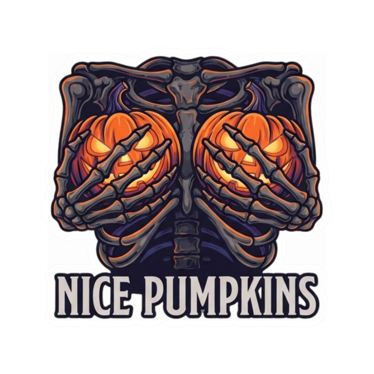 "Nice Pumpkins" Sticker — Main