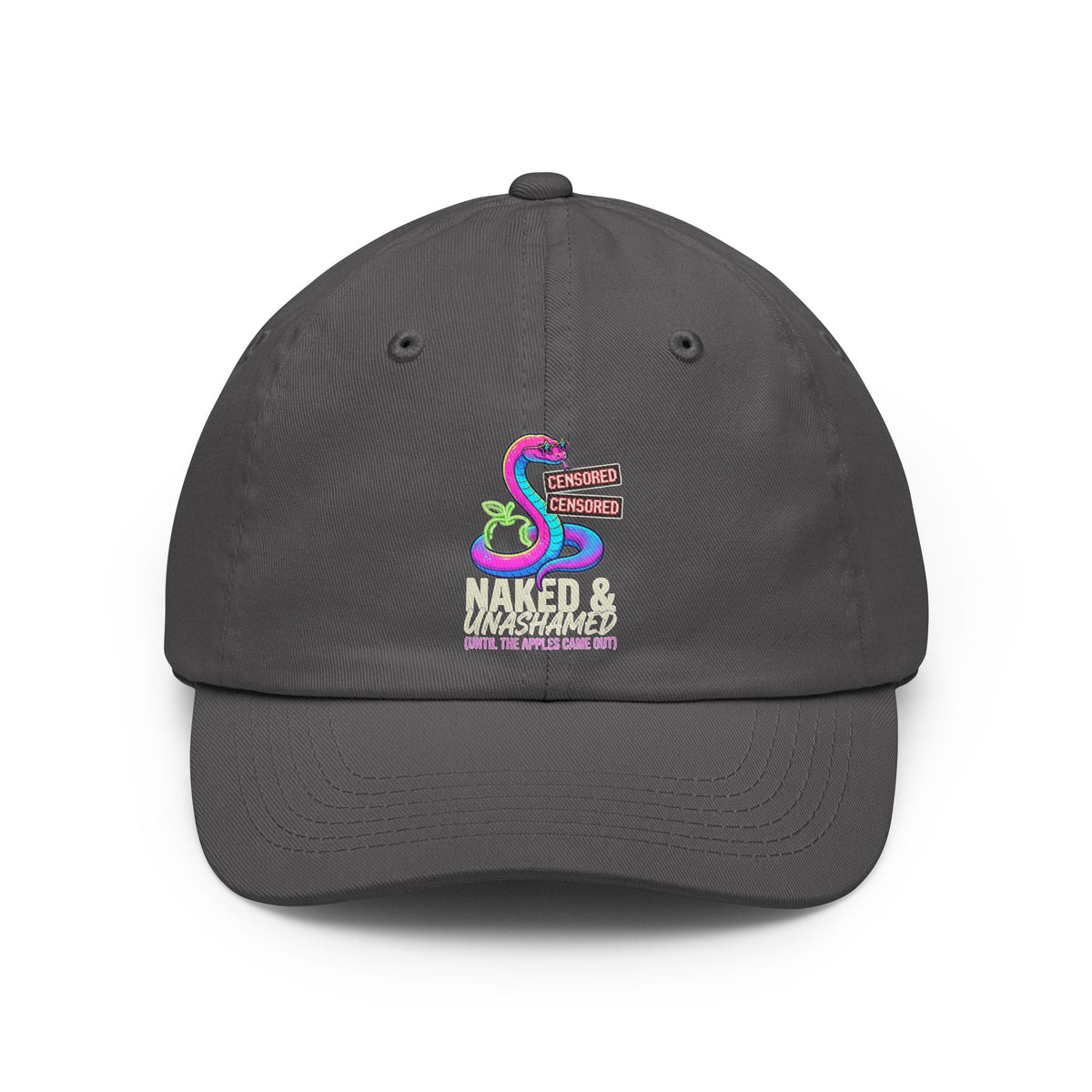 Color: Charcoal | Good Book Series Naked & Unashamed Dad Hat