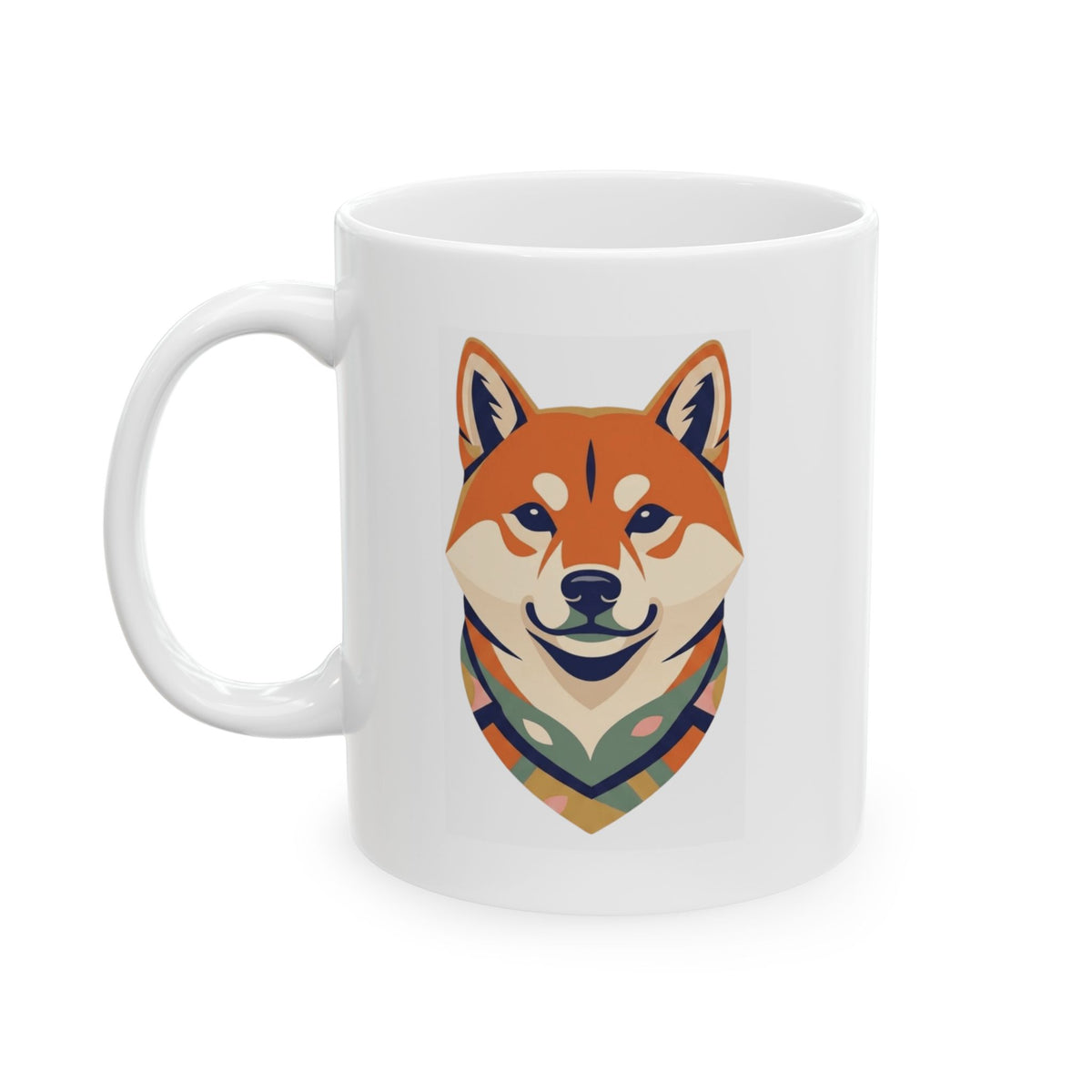 "Shiba Squad" White Ceramic Mug — Graphic