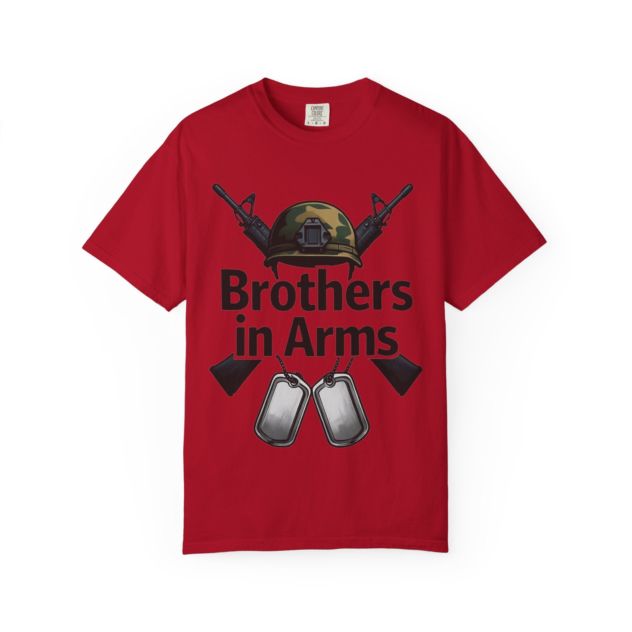 "Brothers in Arms" Unisex Garment-Dyed T-shirt