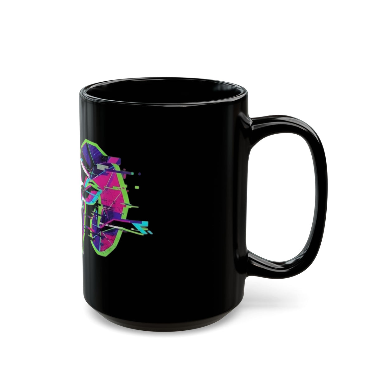"Aries" Black Ceramic Mug — Graphic