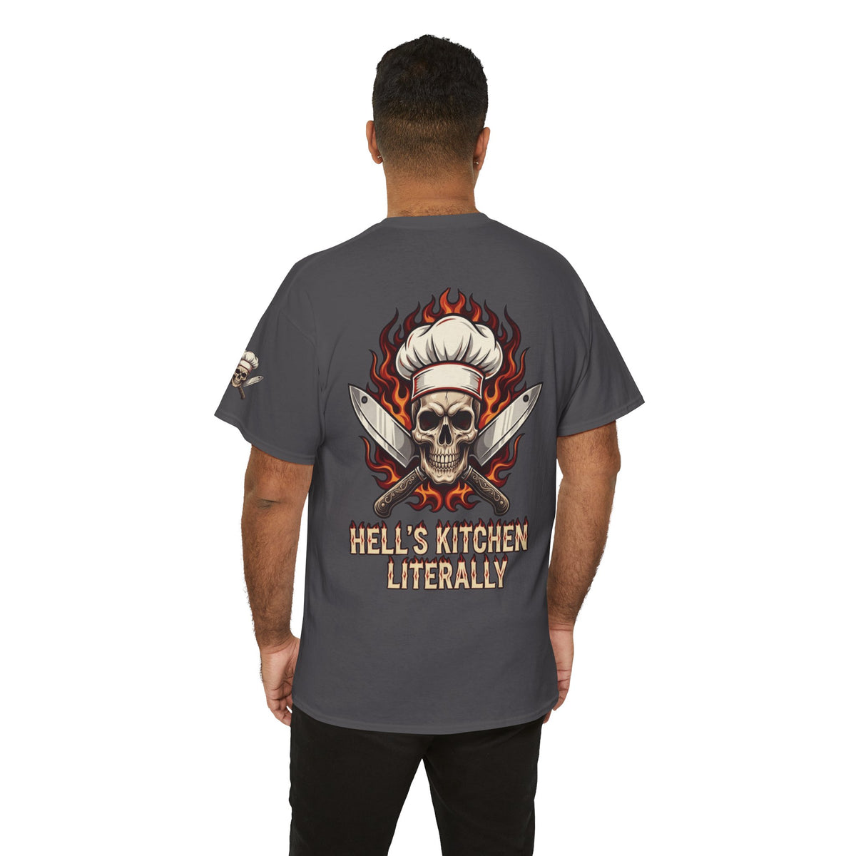 Color: Charcoal | Hell's Kitchen Literally Premium Graphic Tee