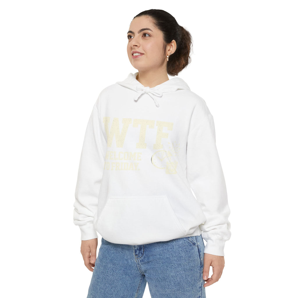 Finally Freaking Friday | Garment-Dyed Hoodie — AttitudeShirts