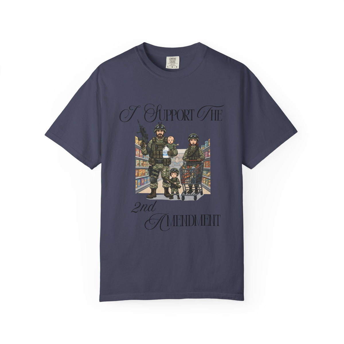 "2nd Amendment" Unisex Garment-Dyed T-shirt