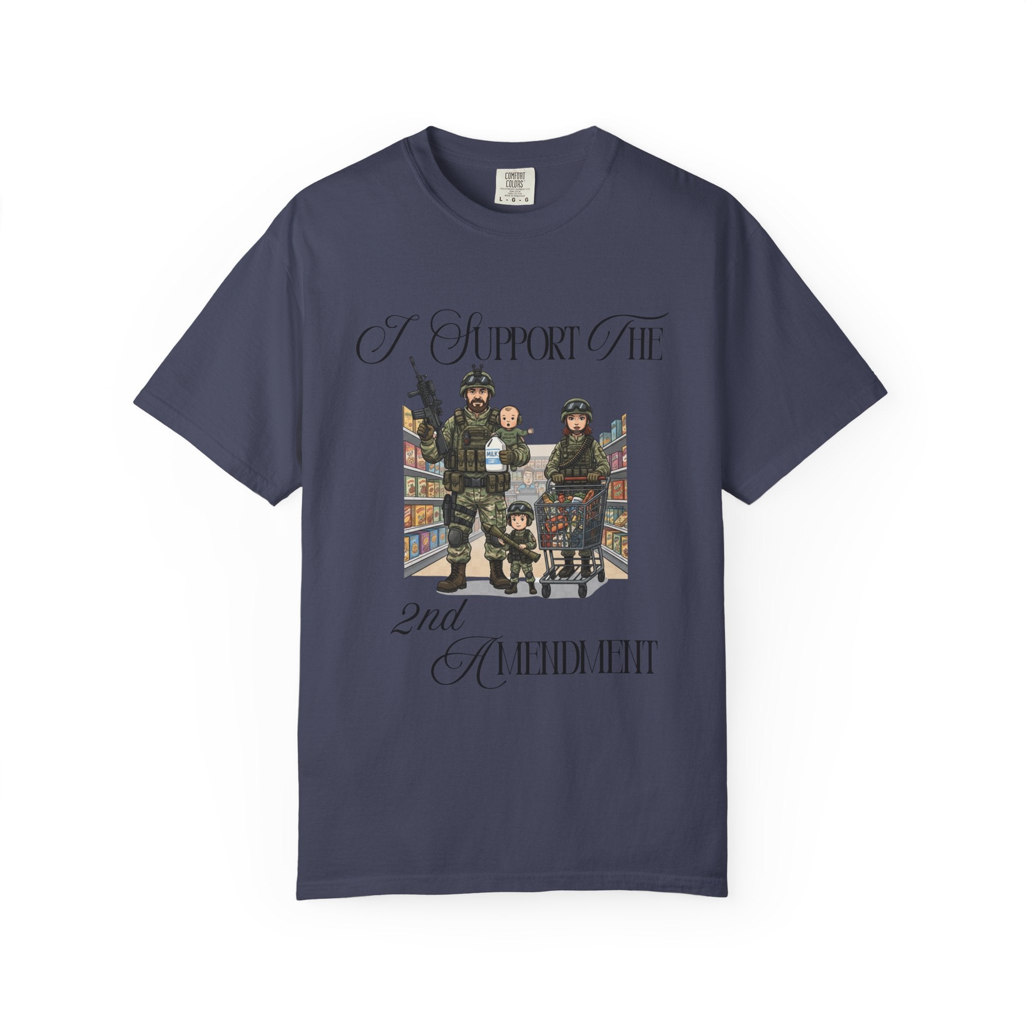 "2nd Amendment" Unisex Garment-Dyed T-shirt