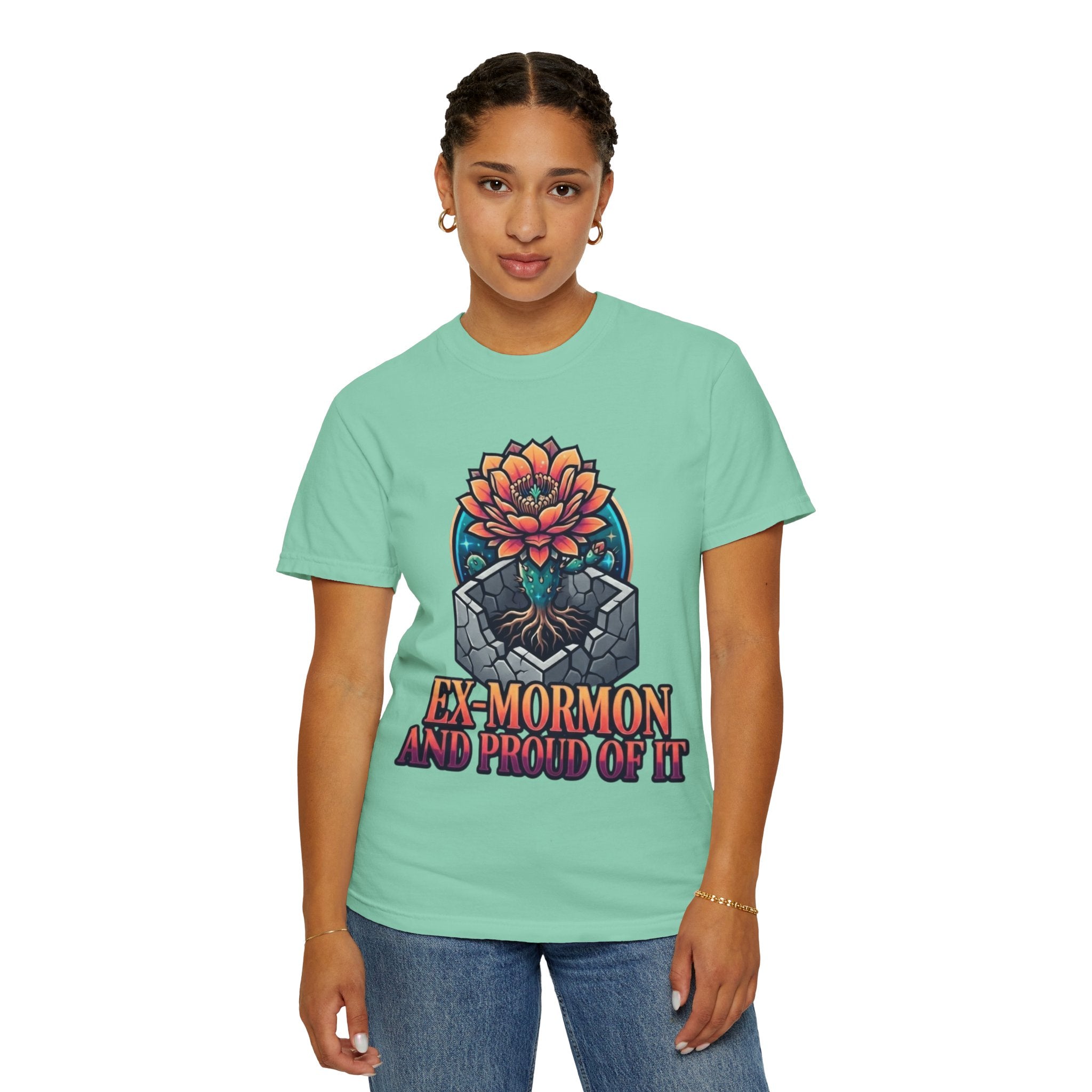 "Ex Mormon and Proud Of It" Unisex Garment-Dyed Tee