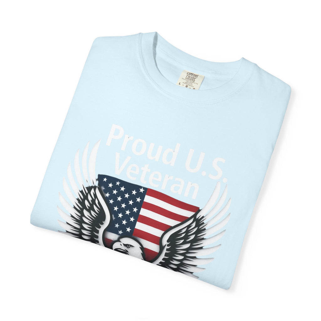 "Proud Veteran" Unisex Garment-Dyed T-shirt