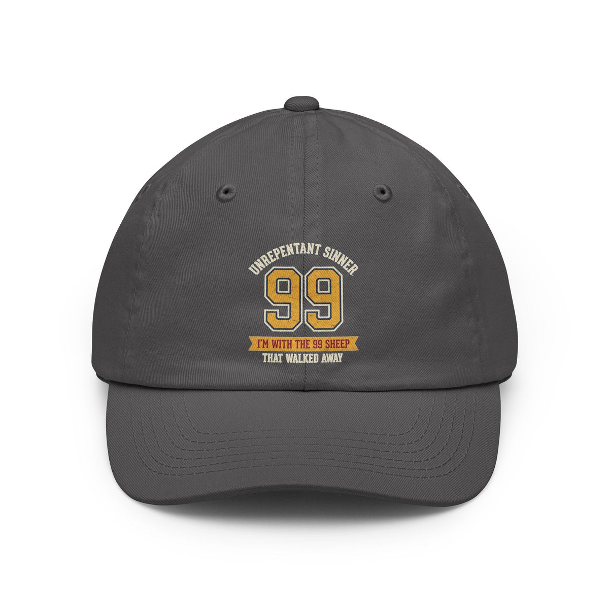 Color: Charcoal | Good Book Series 99 Unrepentant Sinner Dad Hat