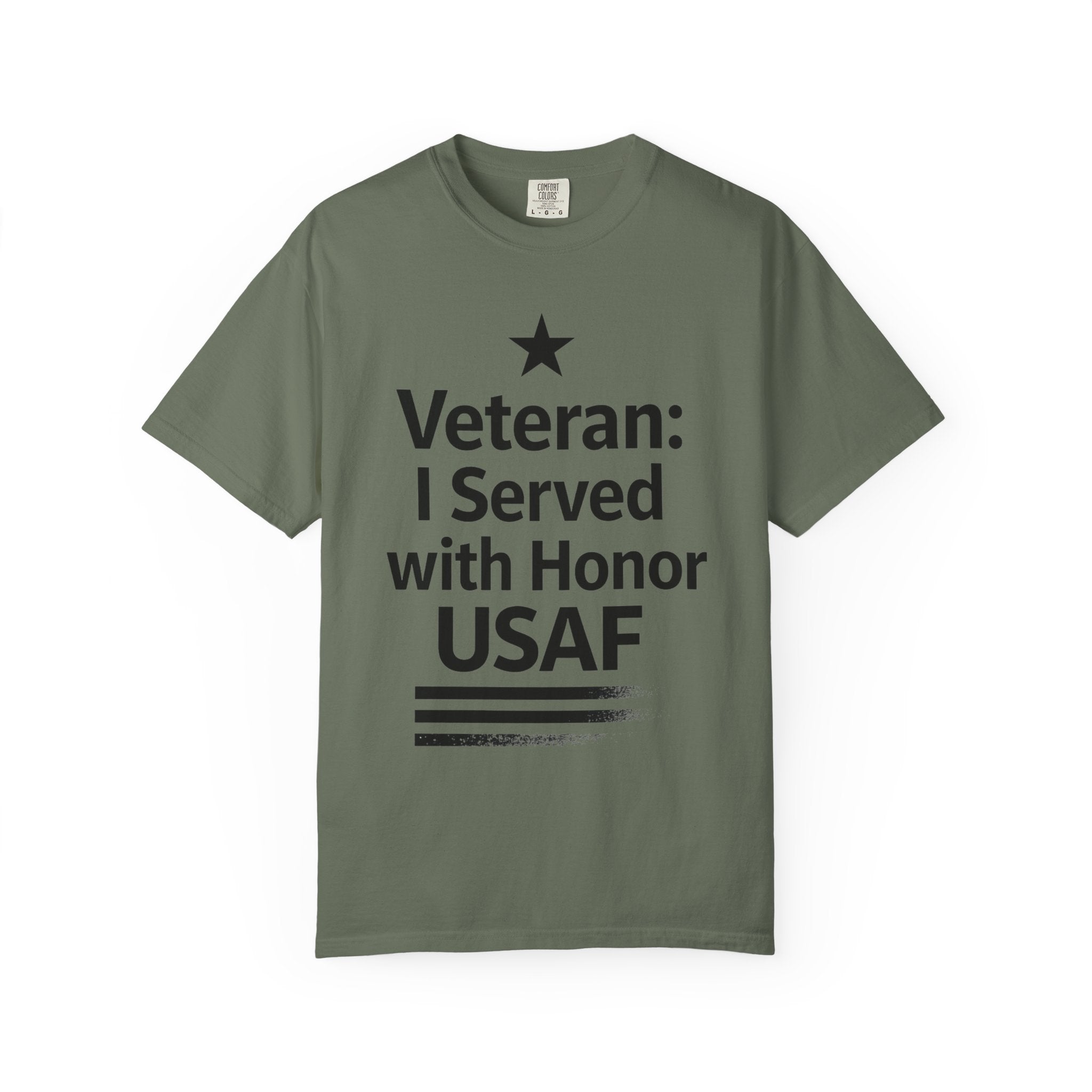 "Served With Honor" Unisex Garment-Dyed T-shirt