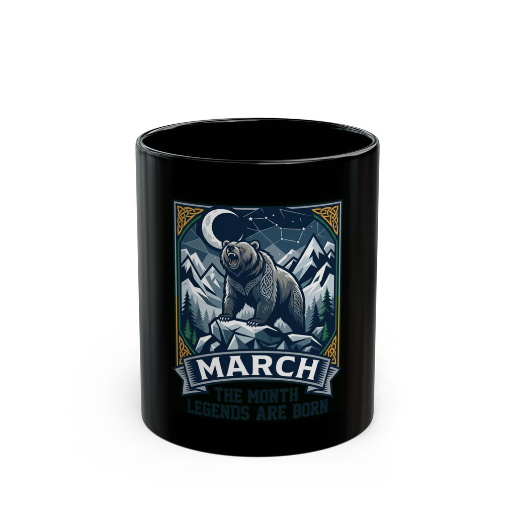 "March Legend" Black Ceramic Mug