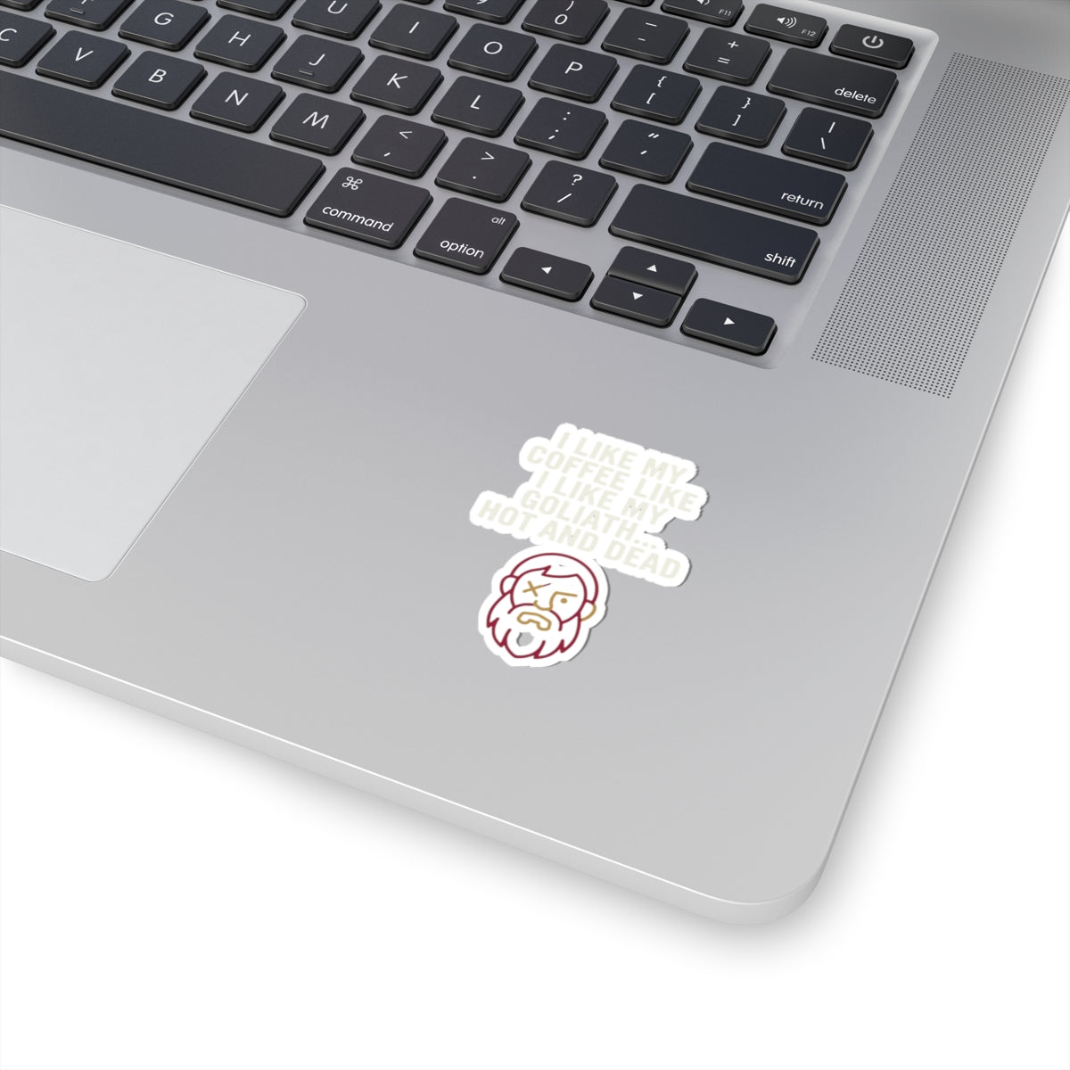 "Good Book Series Coffee Hot and Dead" Sticker — Main