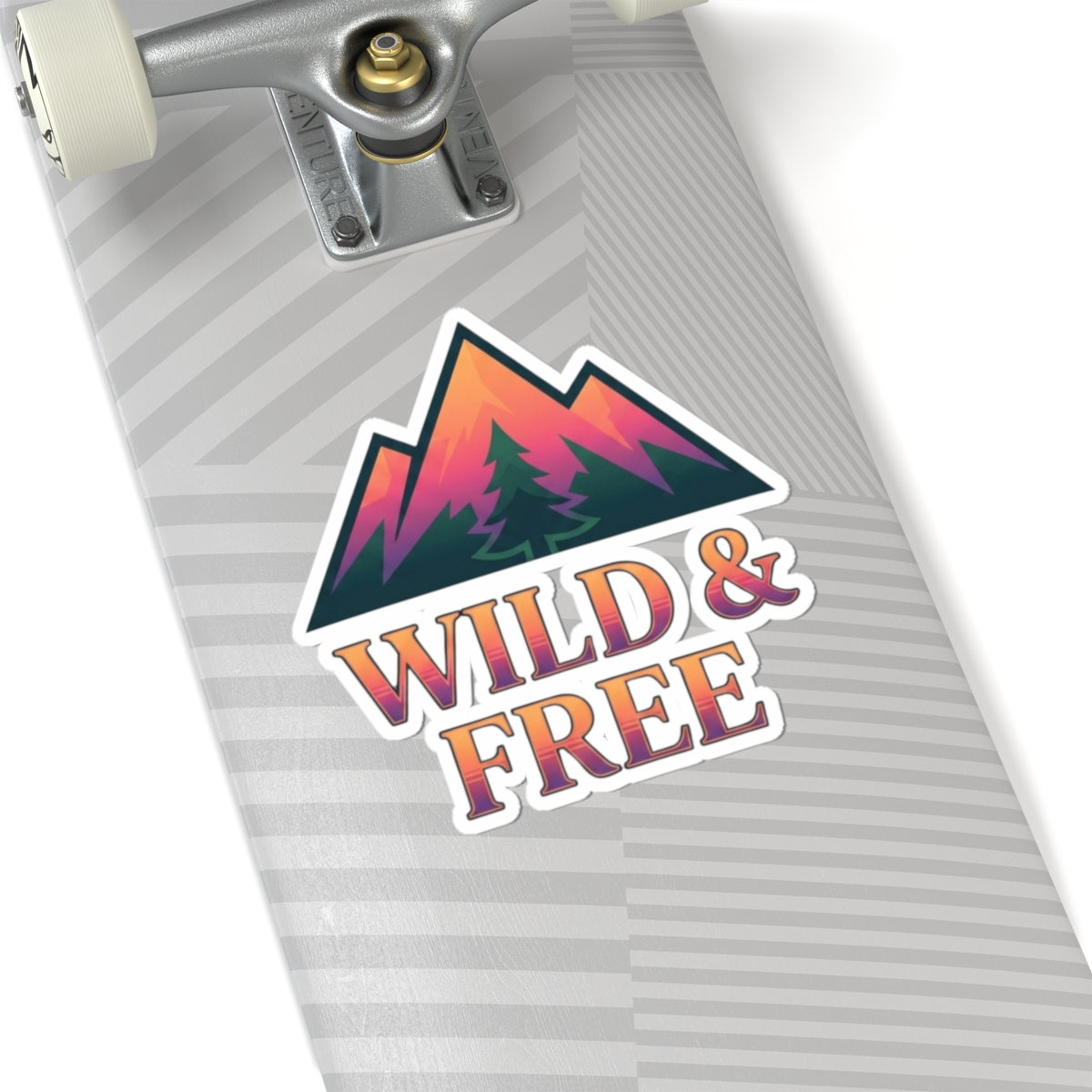"Wild & Free" Sticker