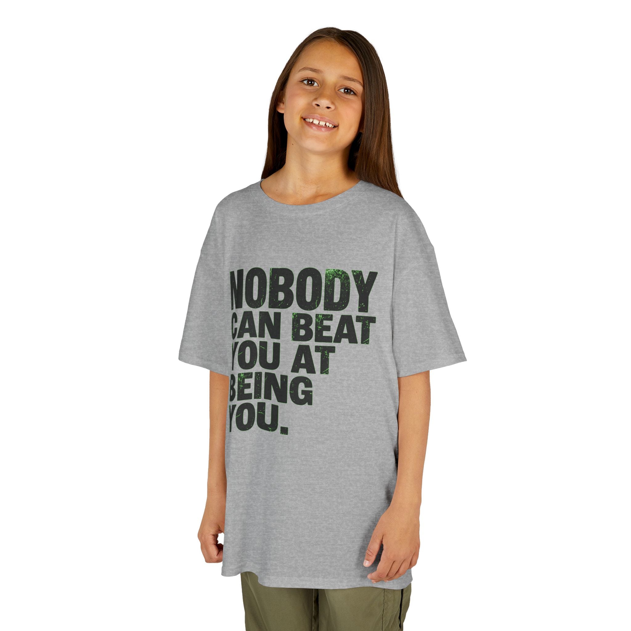 "Nobody Can Beat You At Being You" Kids Tee