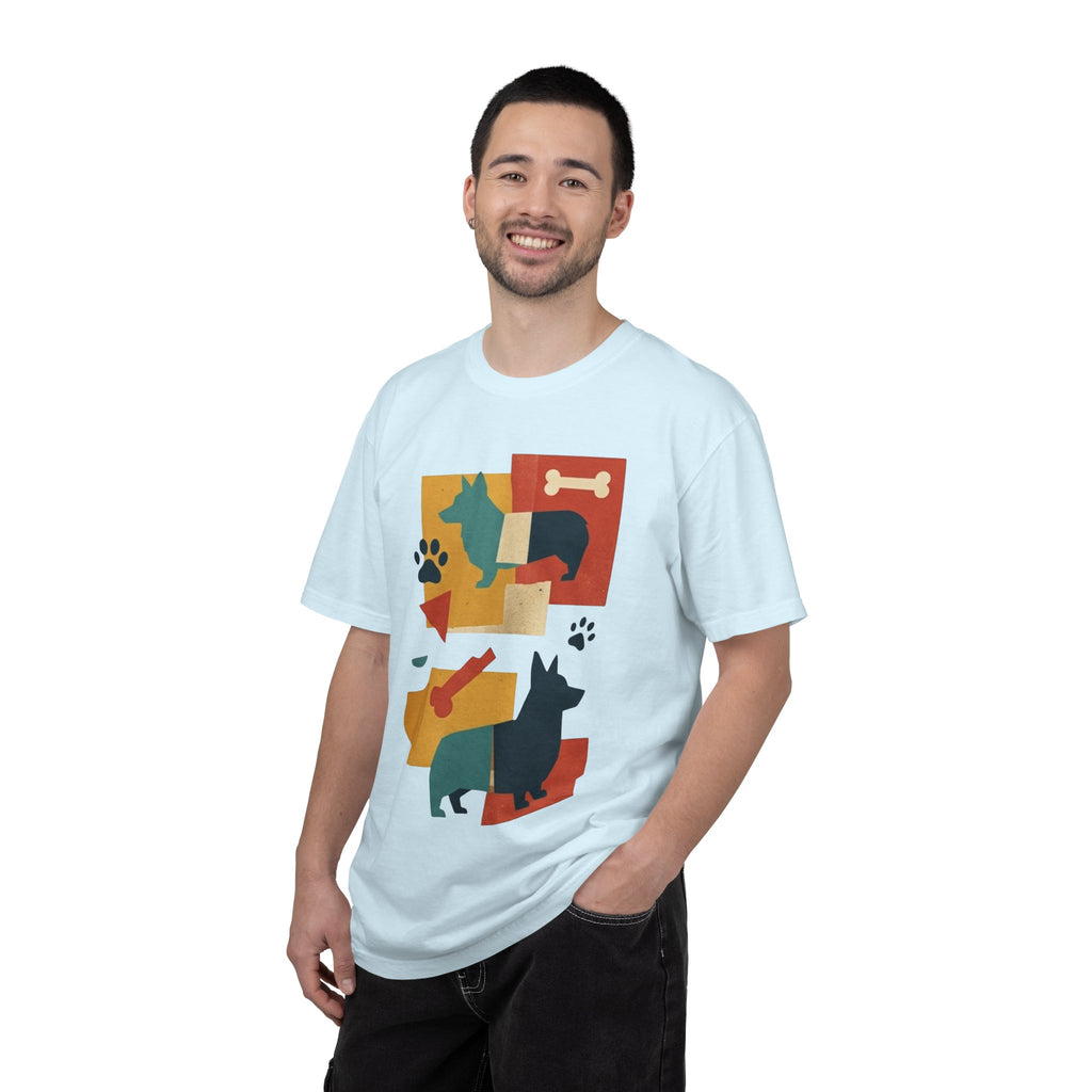 "Dogs and Bones" Unisex Garment-Dyed Tee