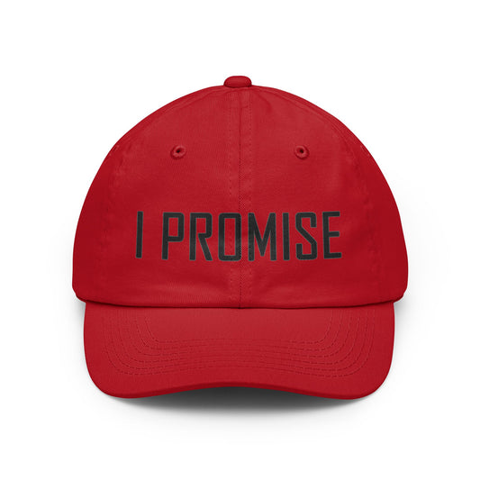 Color: Red | Promise I'm Worse Dad Hat — Graphic